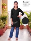 Chicken Girl By Sangeet Kids Rayon Chikan Schiffli Kurti 